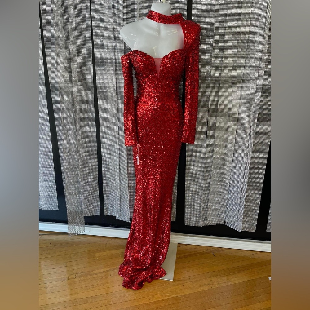 Long formal prom pageant maxi floor length dress